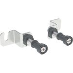 Juego de anclajes de pared para montaje individual, para bastidor para inodoro suspendido Geberit Duofix, con cisterna empotrada 8 cm (2 ud.)